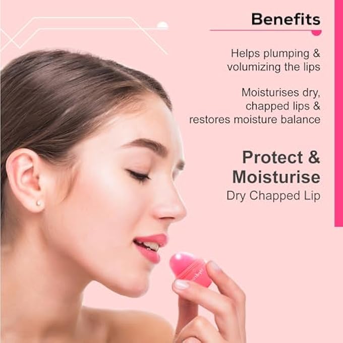 HYDRONIC LIP BALM|INTENSE HYDRATION & NOURISHMENT|SOOTHING & PROTECTIVE FORMULA FOR SOFT, SMOOTH LIPS, PINK, 1 - Image 3